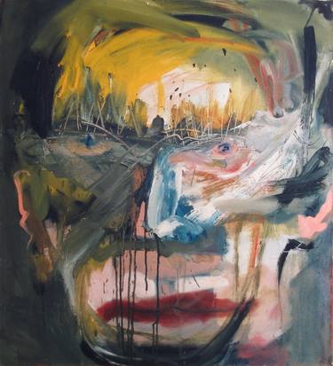 Original Abstract Expressionism Portrait Paintings by Dragan Cvetkovic Cvele