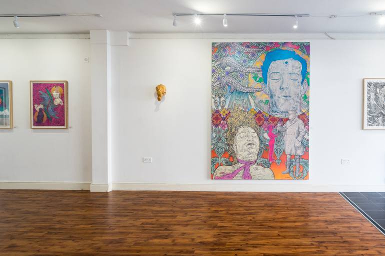 Original Figurative People Painting by Peter Mammes