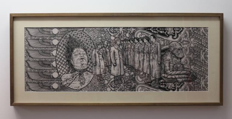 Original Figurative Pop Culture/Celebrity Drawing by Peter Mammes