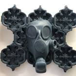 Gas mask pattern by Peter Mammes