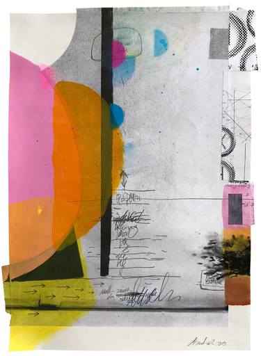 Print of Conceptual Abstract Collage by Thomas Atzenbeck