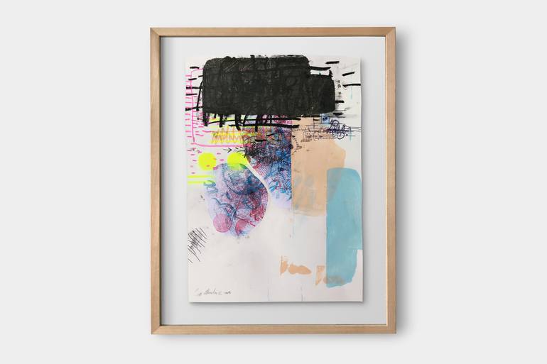 Original Conceptual Abstract Painting by Thomas Atzenbeck