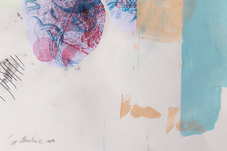 Original Conceptual Abstract Painting by Thomas Atzenbeck