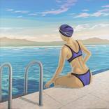 Sitting by the pool 2 by Oihergi Eleder Estornes Rivera