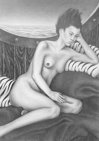 Saatchi Art Artist Oihergi Eleder Estornes Rivera; Drawings, “Nude 9” #art