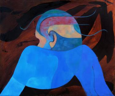 Saatchi Art Artist Oihergi Eleder Estornes Rivera; Painting, “Nude Shape 6” #art