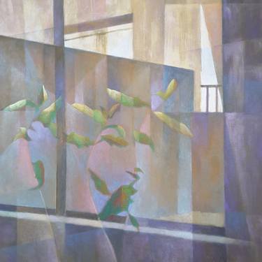 Original Figurative Interiors Paintings by Oihergi Eleder Estornes Rivera