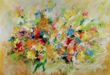 Original Abstract Painting by Premila Singh