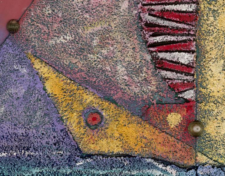 Original Abstract Boat Painting by Tomasz Kucharski