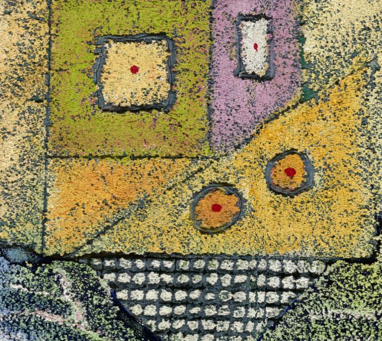 Original Abstract Boat Painting by Tomasz Kucharski