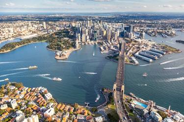 Sydney Harbour from above - Limited Edition of 3 thumb