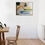 "Geometric Landscape" by KJ Burk | Dining Area Display