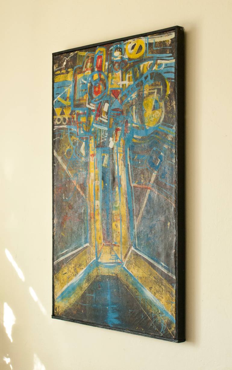 Original Abstract Painting by Oto Macek