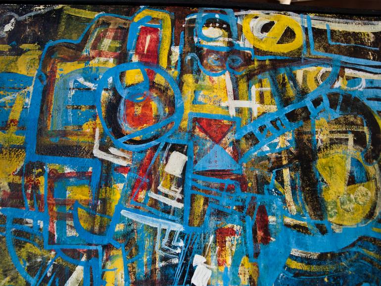 Original Abstract Painting by Oto Macek