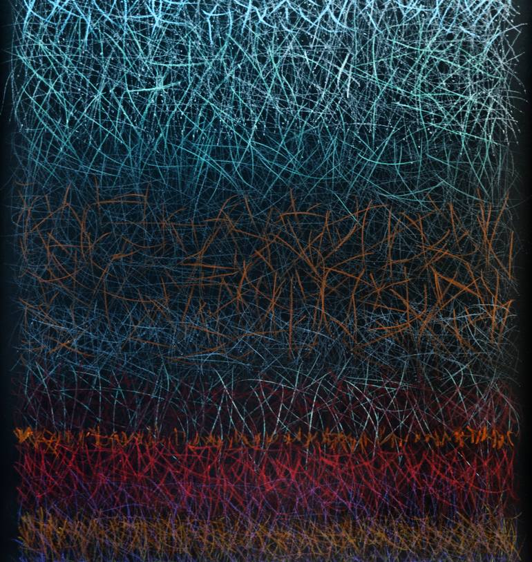 Original Minimalism Abstract Drawing by Oto Macek