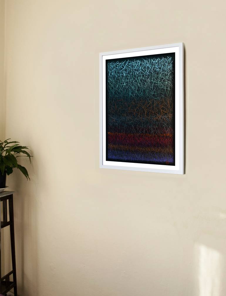 Original Minimalism Abstract Drawing by Oto Macek