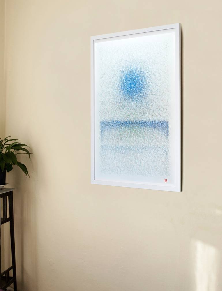 Original Abstract Drawing by Oto Macek