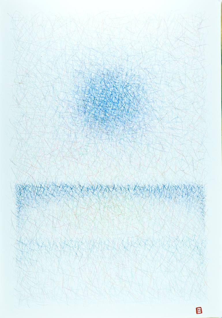 Original Abstract Drawing by Oto Macek