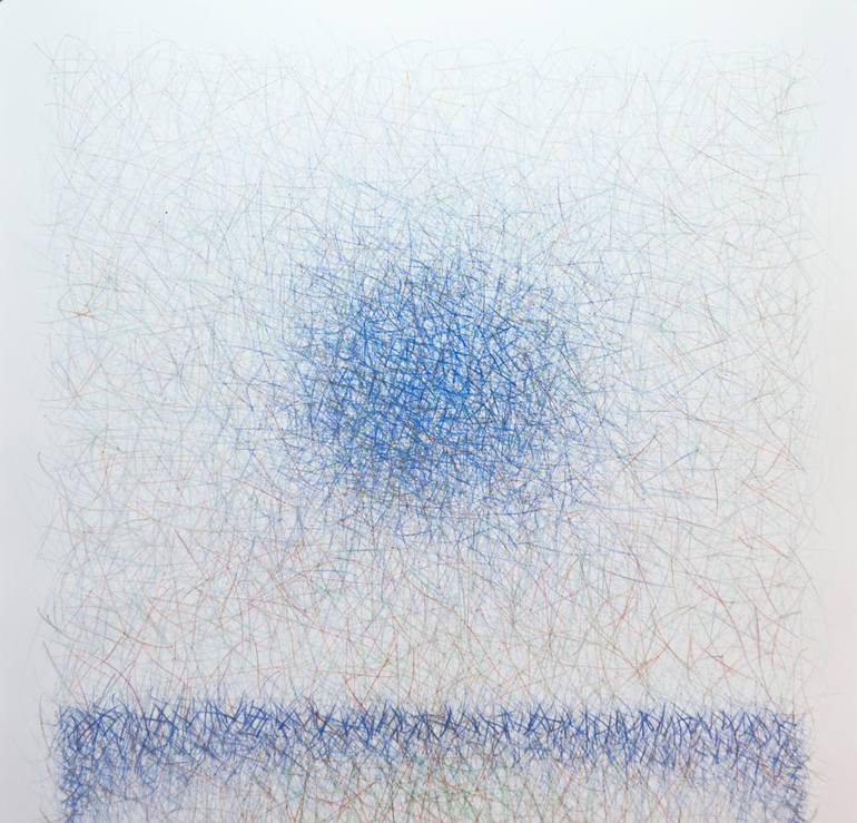 Original Abstract Drawing by Oto Macek