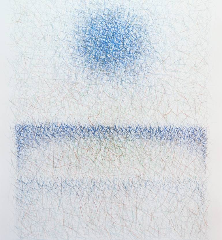 Original Abstract Drawing by Oto Macek