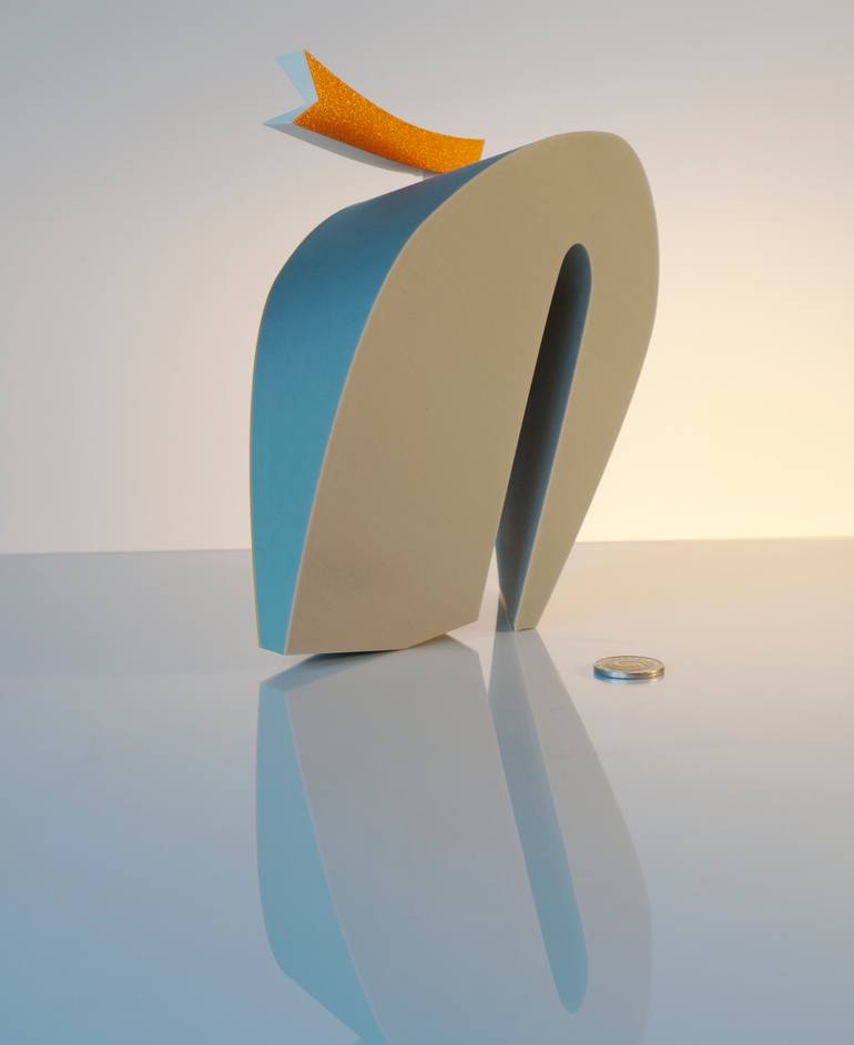 Original Abstract Sculpture by Oto Macek
