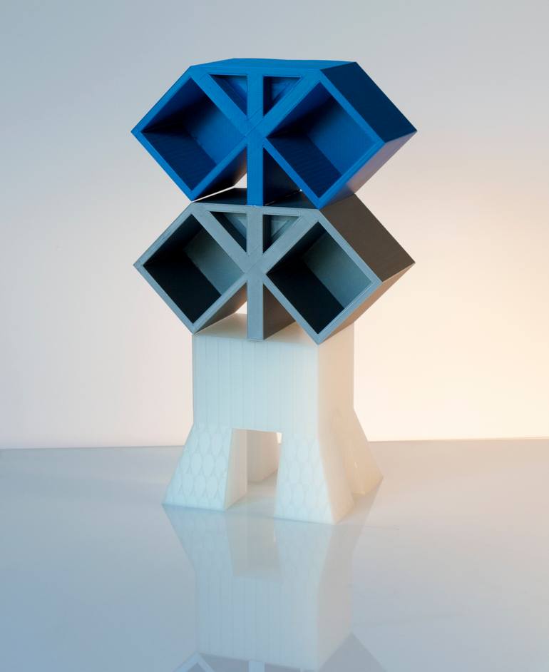 Original Abstract Sculpture by Oto Macek