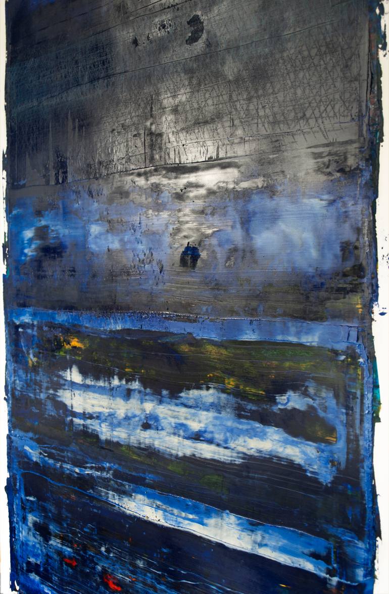 Original Abstract Painting by Oto Macek