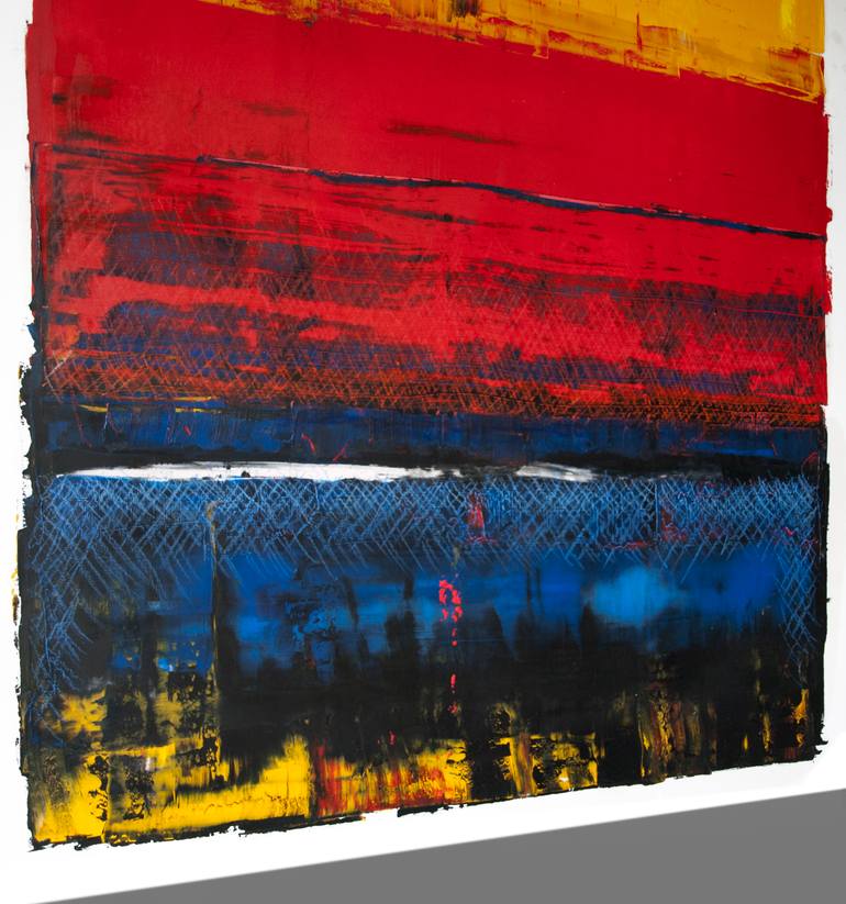 Original Abstract Painting by Oto Macek