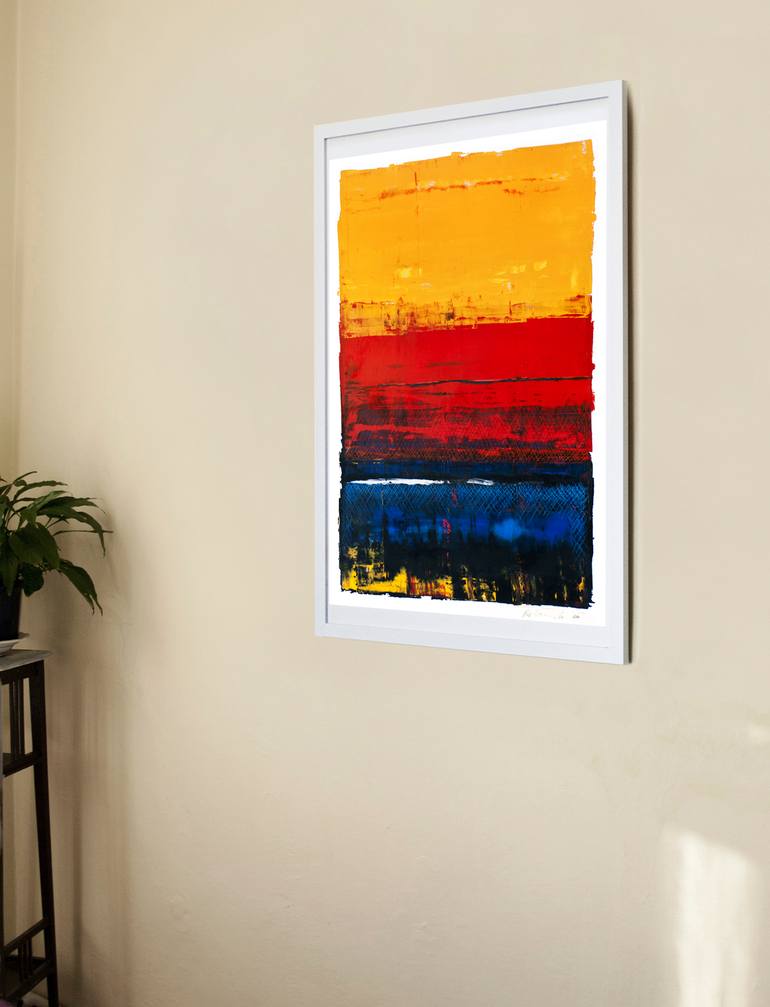 Original Abstract Painting by Oto Macek