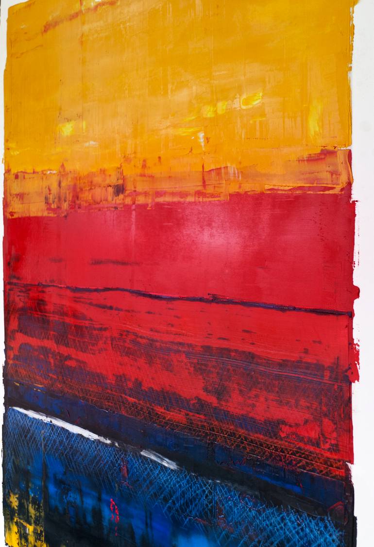 Original Abstract Painting by Oto Macek