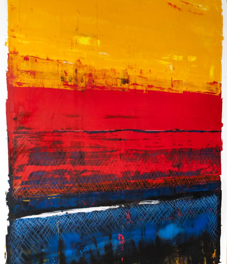 Original Abstract Painting by Oto Macek