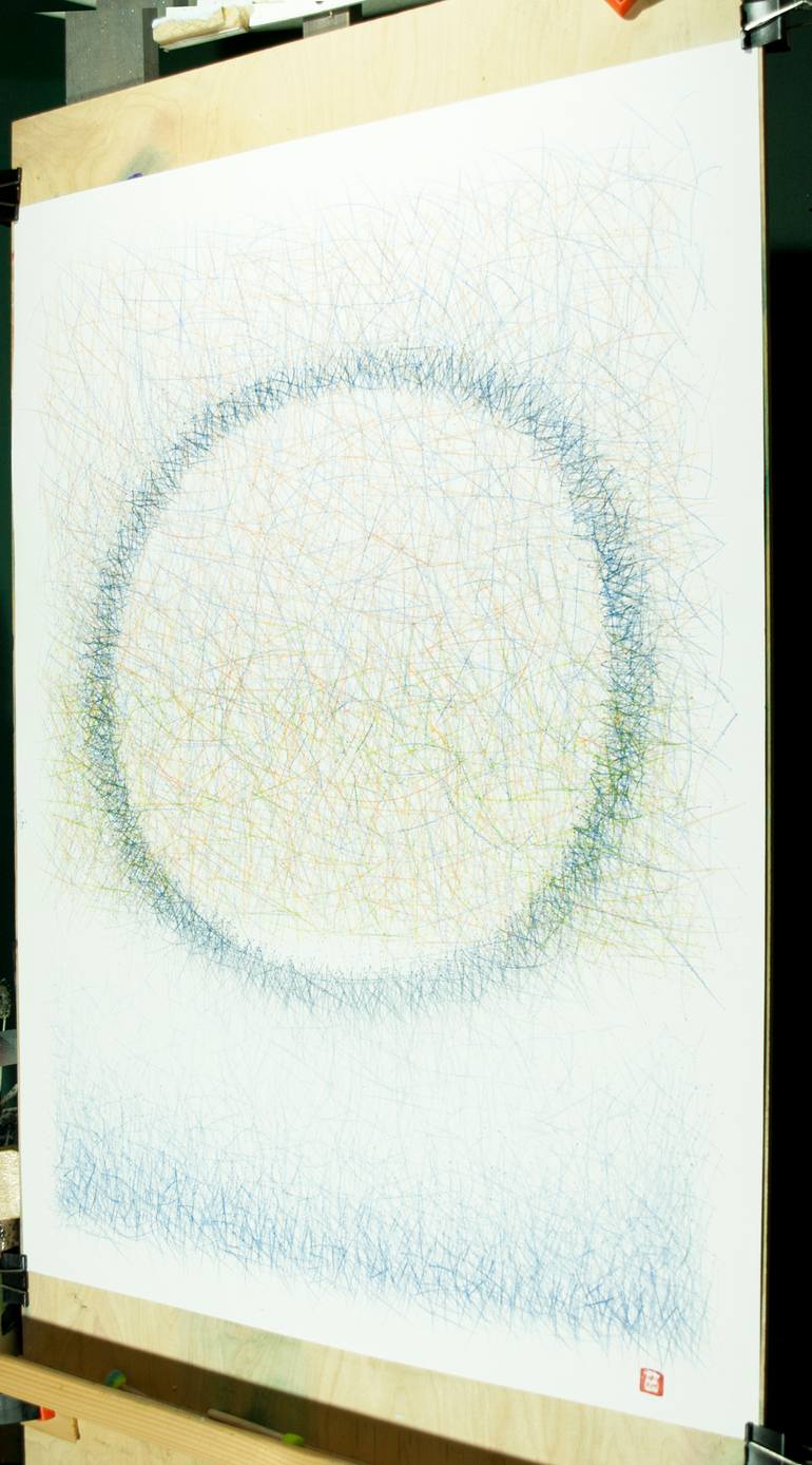 Original Contemporary Abstract Drawing by Oto Macek