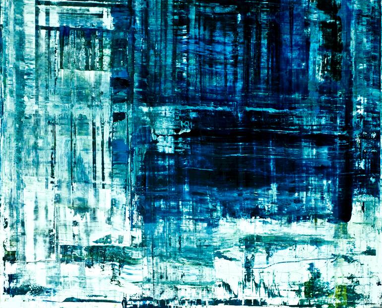 Original Abstract Expressionism Abstract Painting by Oto Macek