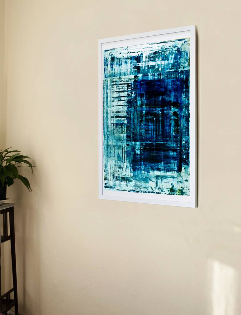 Original Abstract Expressionism Abstract Painting by Oto Macek