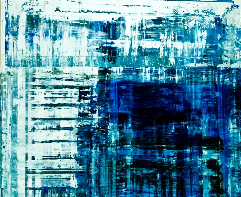 Original Abstract Expressionism Abstract Painting by Oto Macek