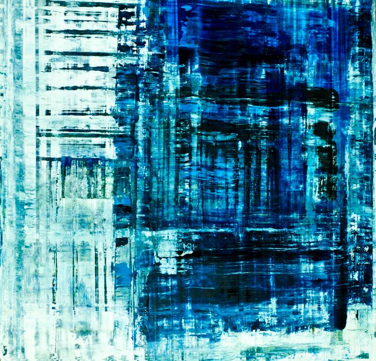 Original Abstract Expressionism Abstract Painting by Oto Macek