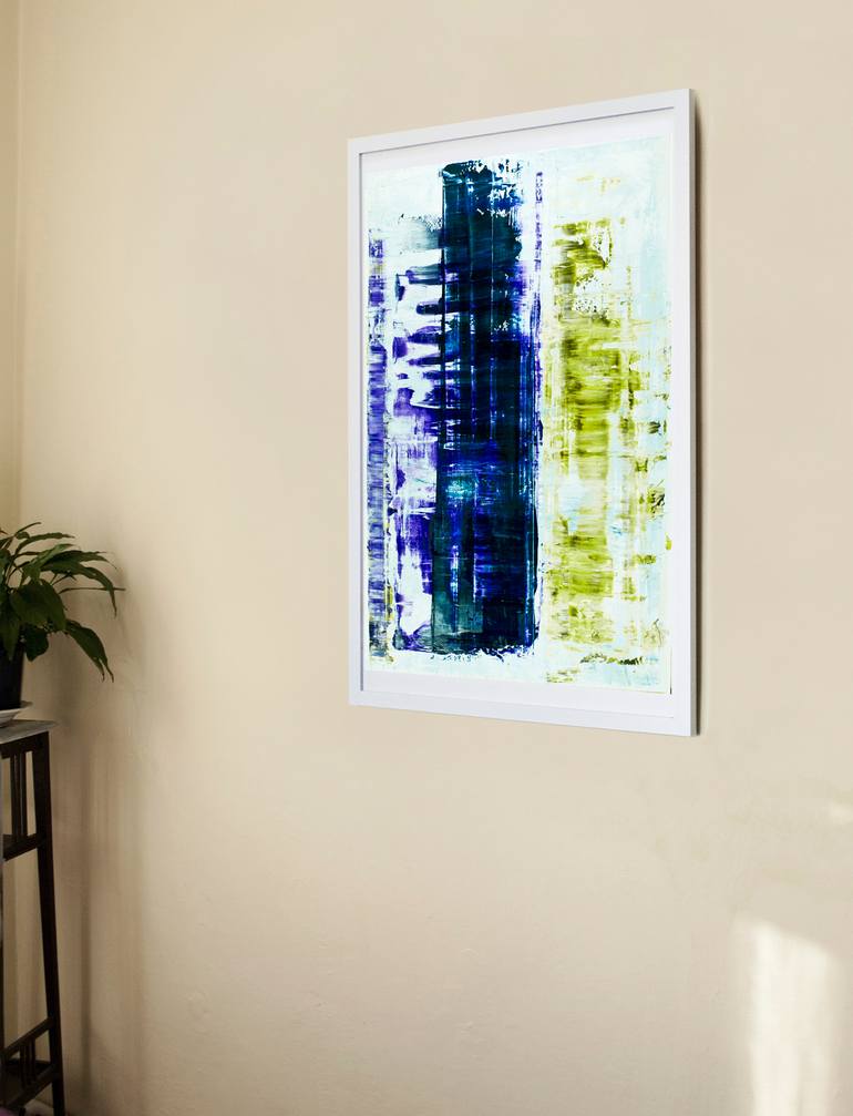 Original Abstract Expressionism Abstract Painting by Oto Macek