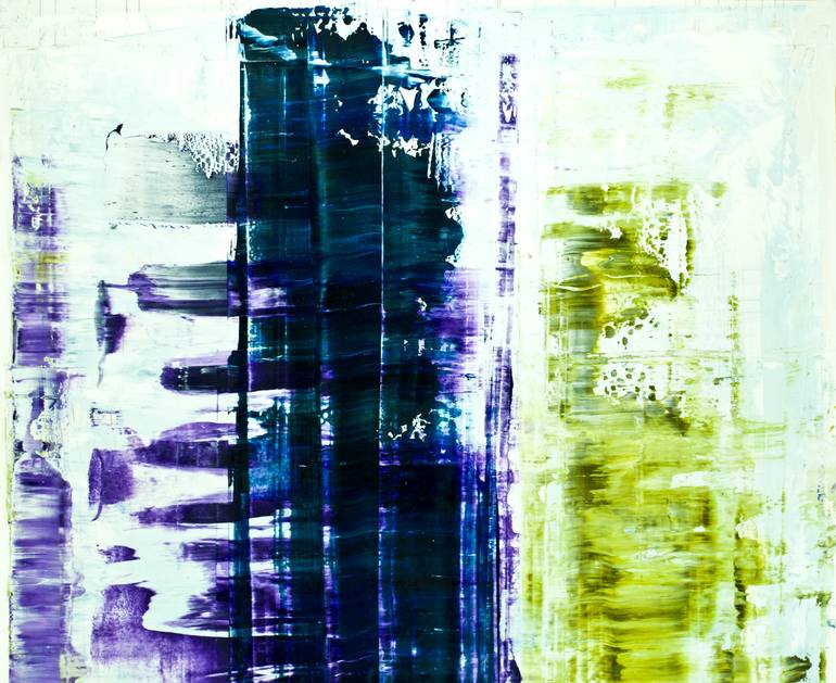 Original Abstract Expressionism Abstract Painting by Oto Macek