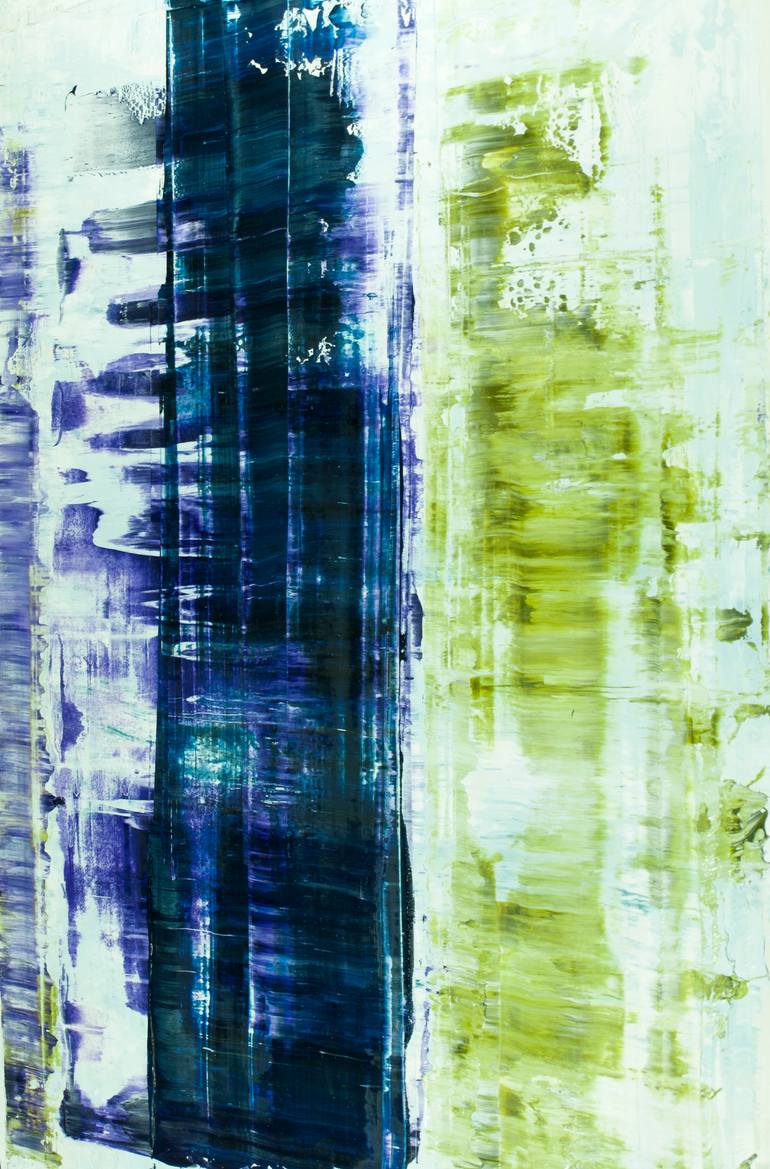 Original Abstract Expressionism Abstract Painting by Oto Macek