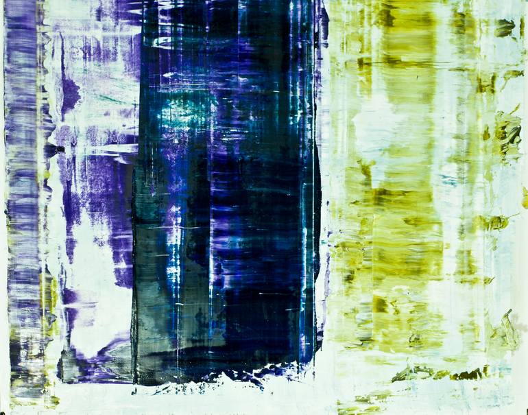 Original Abstract Expressionism Abstract Painting by Oto Macek