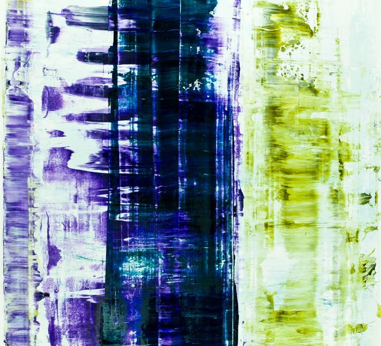 Original Abstract Expressionism Abstract Painting by Oto Macek