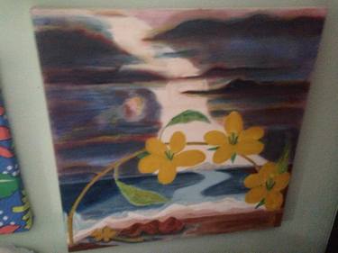 Original Abstract Expressionism Abstract Painting by Calvin Womble