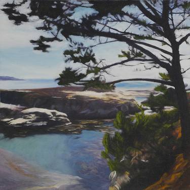 Print of Fine Art Beach Paintings by CR Rousseau