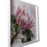 This collection of protea paintings fall in line with my recent exploration of South Africa as they're the national flower of the country.