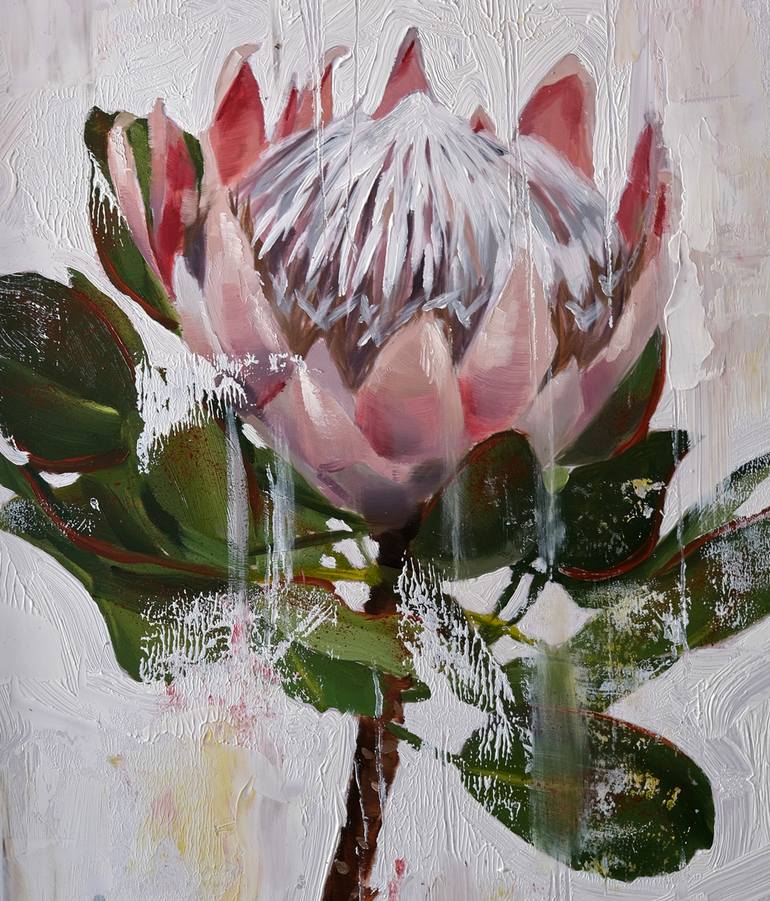 Original Floral Painting by Stefan Smit
