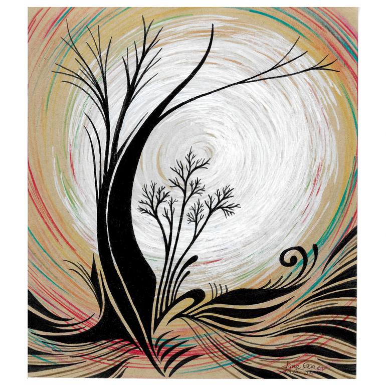 Print of Contemporary Landscape Drawings by Jane Gomez