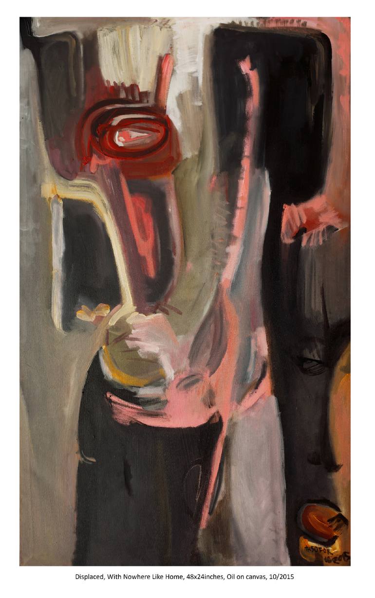 Displaced, With Nowhere Like Home Painting by Anthony Nsofor Saatchi Art
