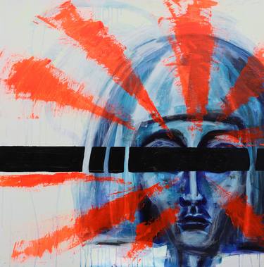 Print of Abstract Portrait Paintings by Sabrina Meissner