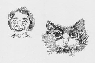 Original Animal Drawings by Aline Robin