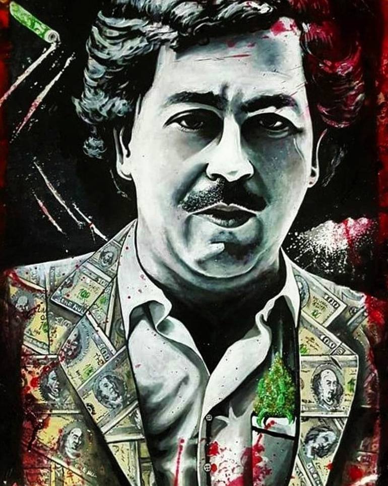 Don Pablo Emilio Escobar gaviria Painting by Yaroslav Vatsyk